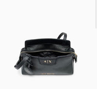 CROSSBODY MESSENGER BAG WITH OUTSIDE COATING