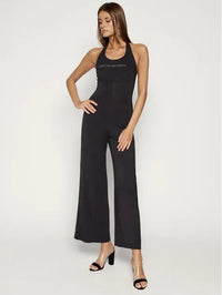 Armani Exchange Jumpsuit Beach Rope - Black